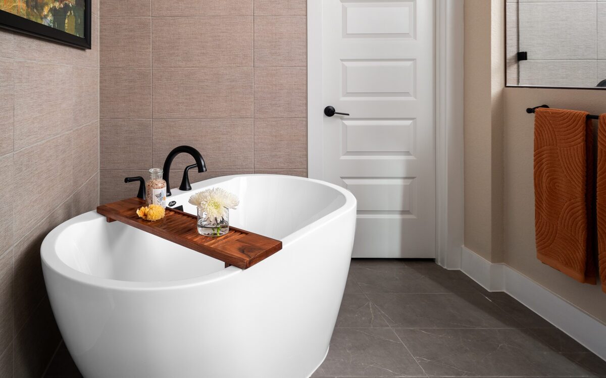 Enclave at Cele McKinley Model Home, bathroom
