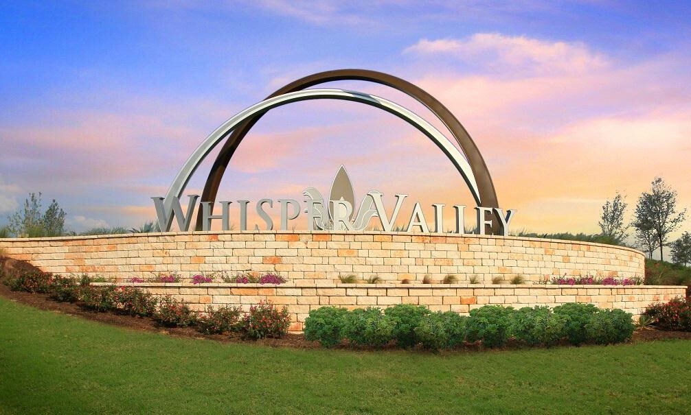 whisper valley community entrance