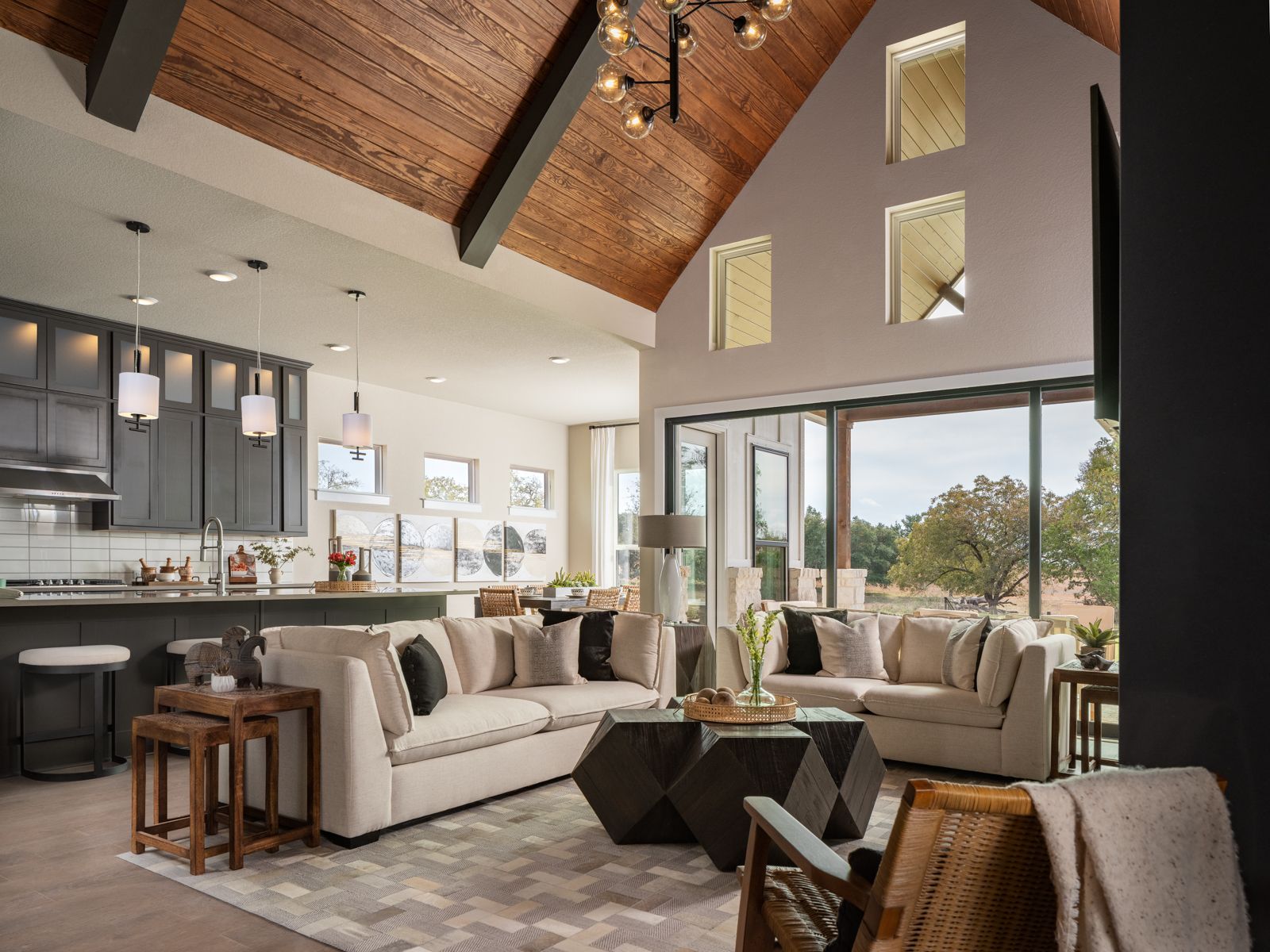 gfo home living room at north haven planned community