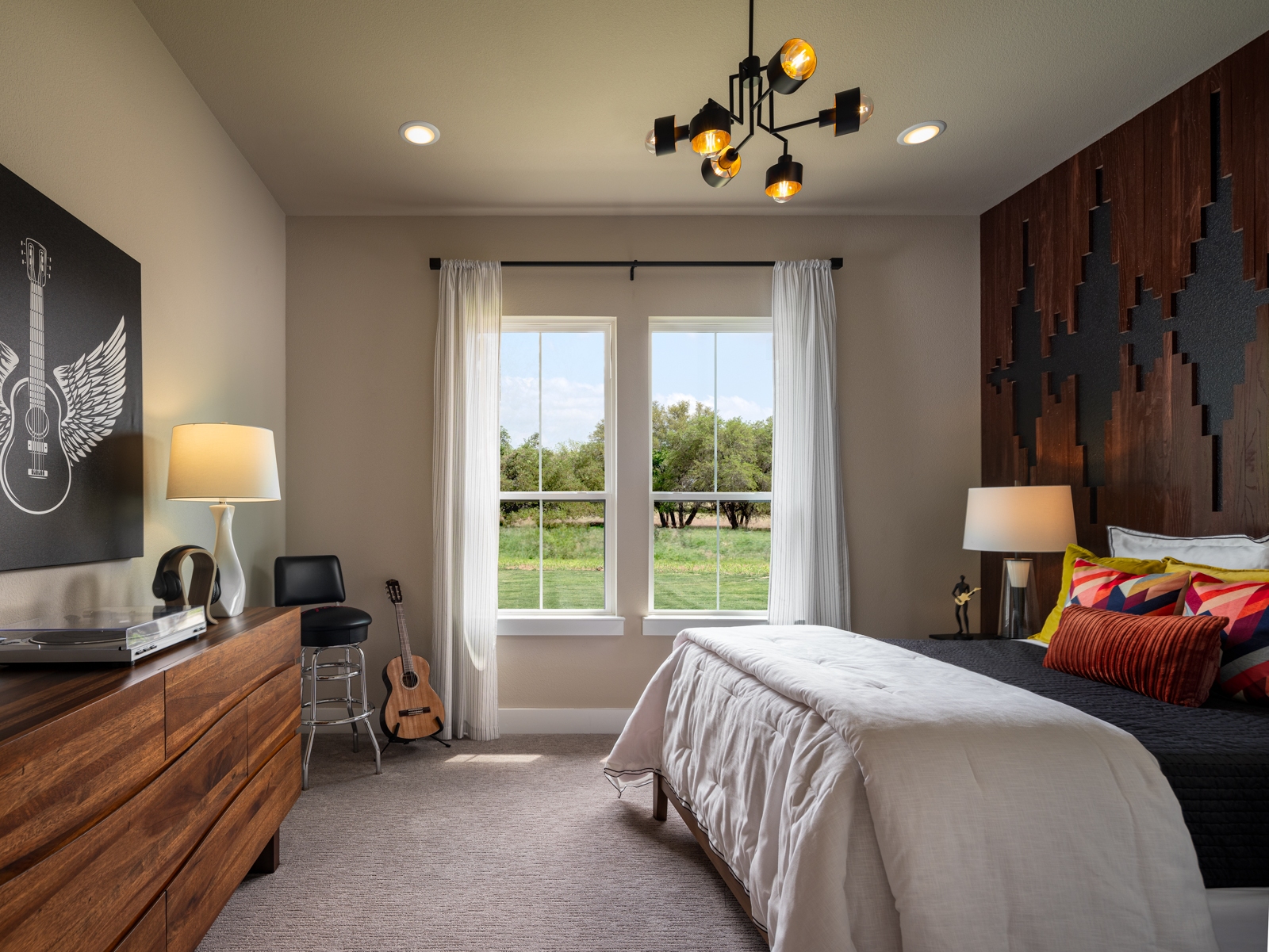 gfo home bedroom at oaks preserve community