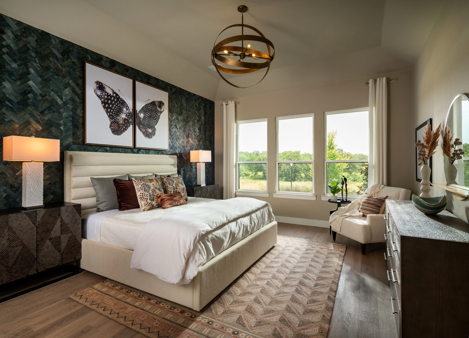 gfo home bedroom at oaks preserve community