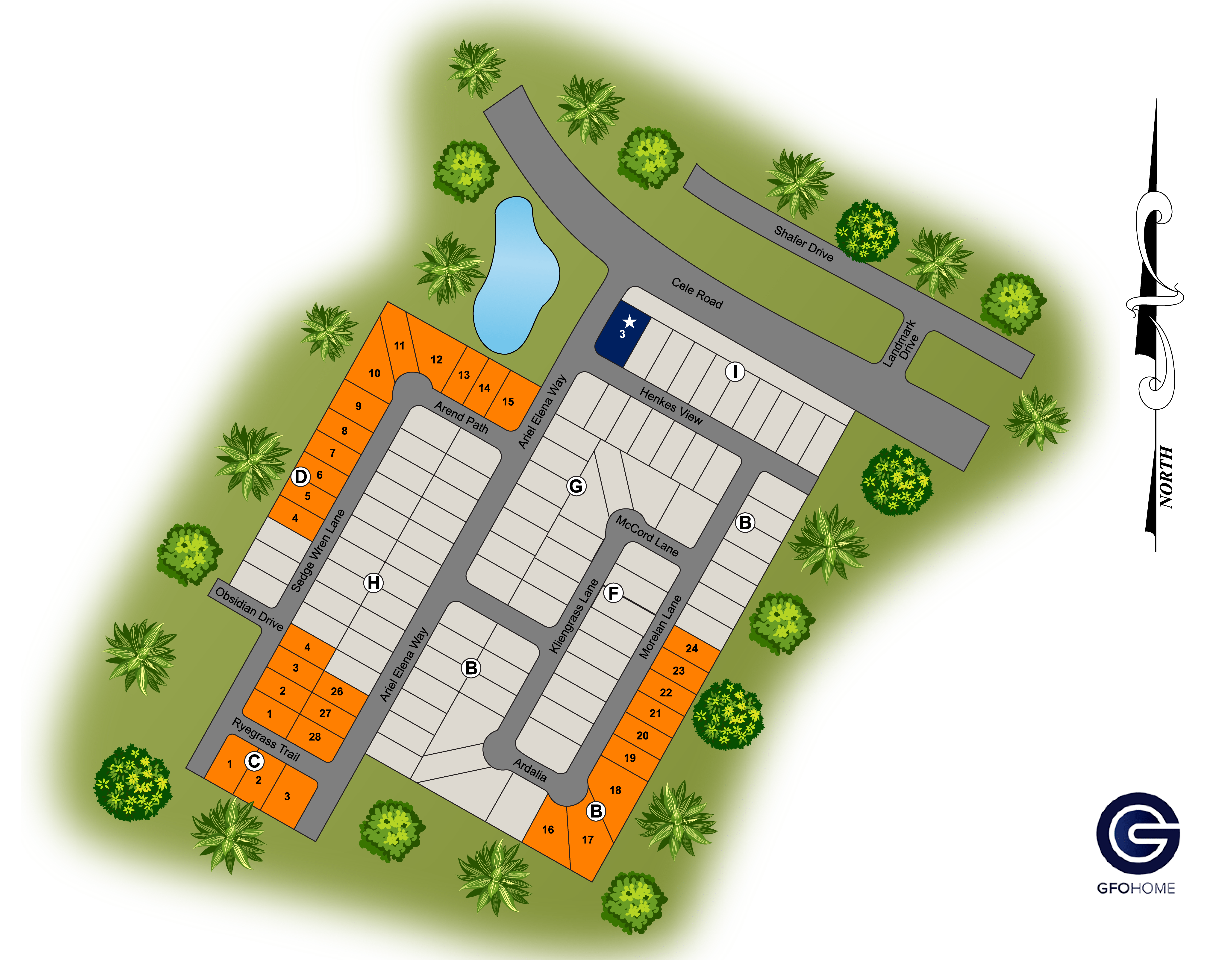 Enclave At Cele Community Map
