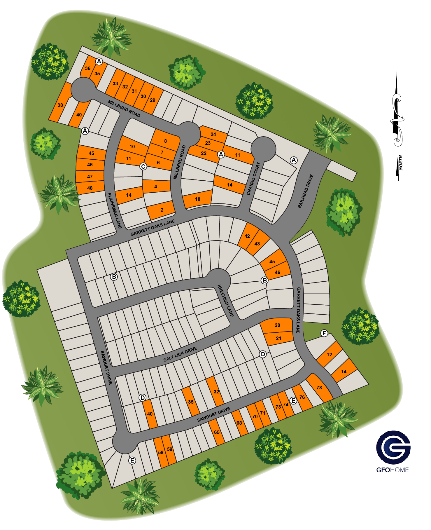 Parmer Ranch Community map