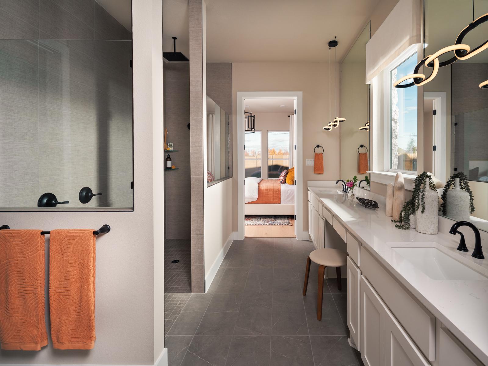 Enclave at Cele McKinley Model Home, bathroom