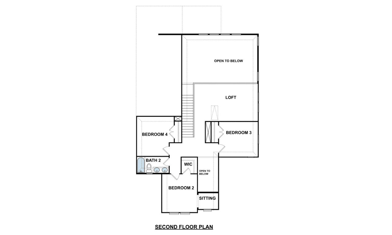 The McKinley layout from our high-end Freedom Series, is a 2-story home with 4 bedrooms, 2.5 bathrooms, and 2-car garage.