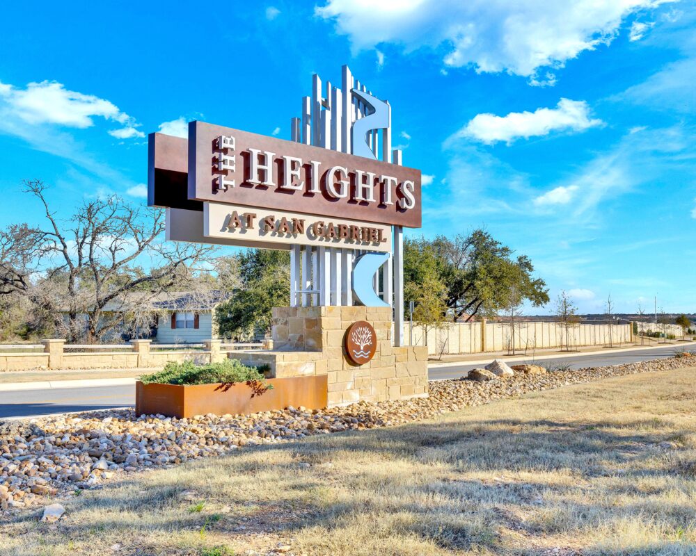 Heights at San Gabriel - Monument Sign