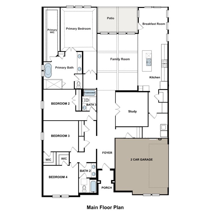 880 Brookwood - Floor Plan