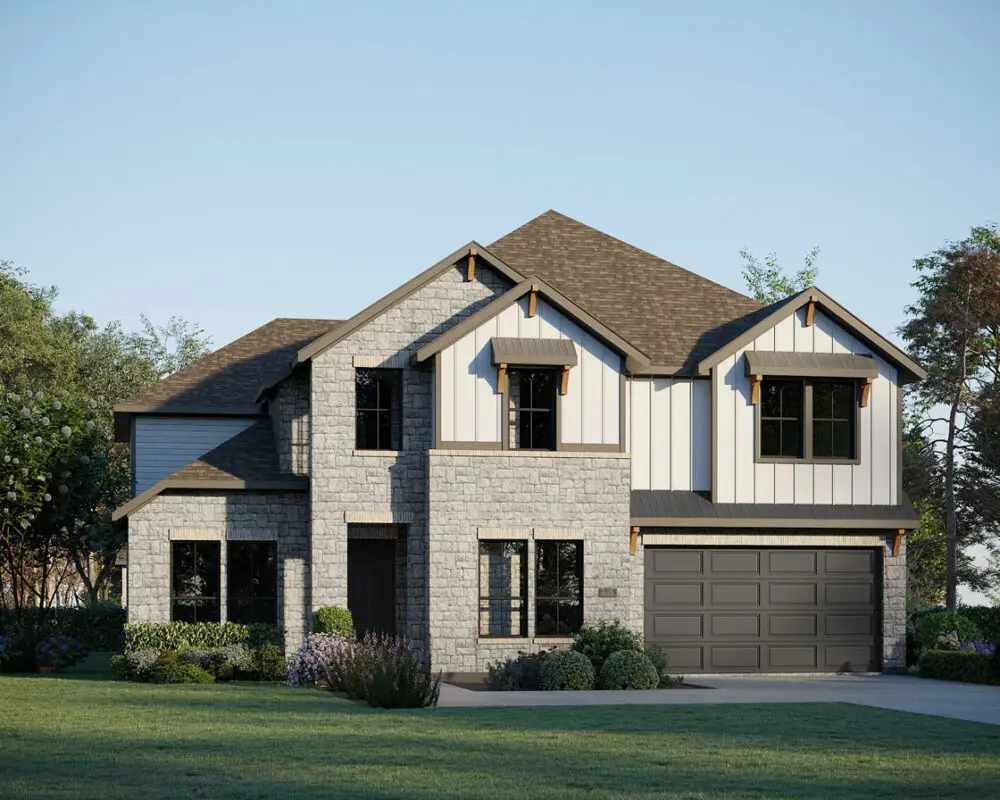 Harrison Elevation B- Rendering of B Elevation, exterior home photo