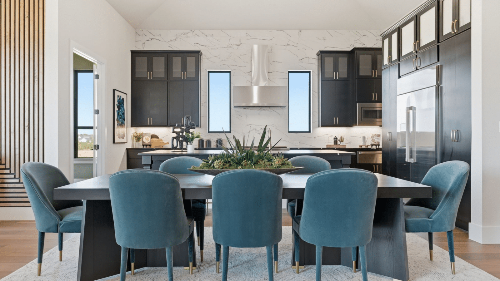 new GFO Home kitchen and dining room at Cotton Creek Estates